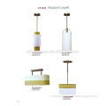 Zhongshan manufactured led ceiling pendant light with fabric cover for hotel lighting decoration CE certification
